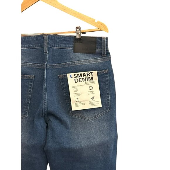 Tailor Vintage Mens Canaan Slim Stretch Jeans 32x32 Smart Denim Medium Wash NWT - Picture 5 of 5